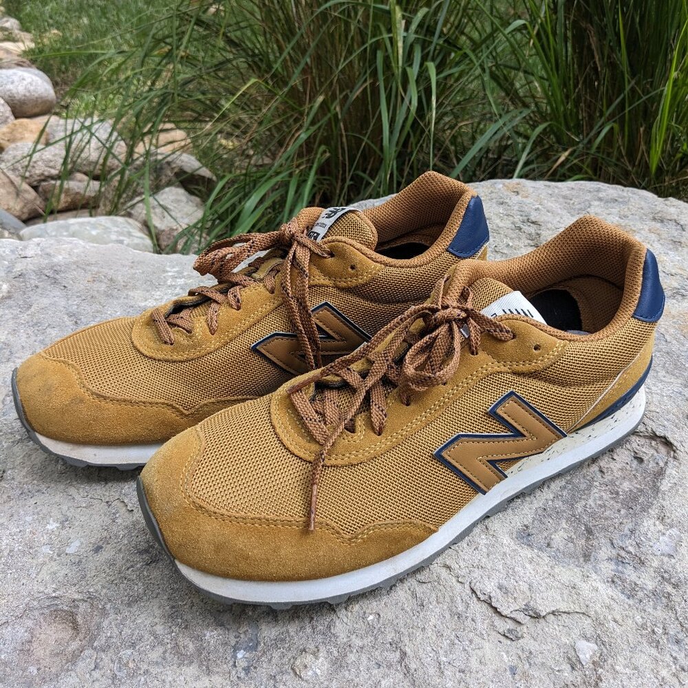 Men's New Balance 515 V3 Workwear Wheat/Natural Indigo Blue/White Sneaker 12M